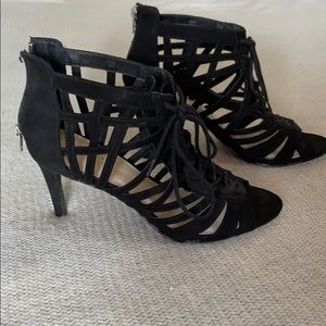 Black Strappy Heels